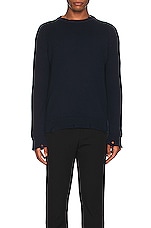 Saint Laurent Sweater in Marine, view 3, click to view large image.