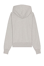 Saint Laurent Champion Hoodie in Gris Chine, view 2, click to view large image.