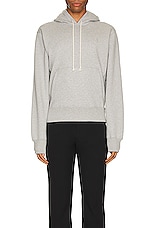 Saint Laurent Champion Hoodie in Gris Chine, view 4, click to view large image.