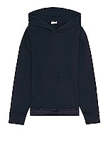 Saint Laurent Hoodie in Marine, view 1, click to view large image.
