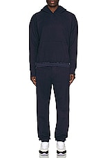 Saint Laurent Hoodie in Marine, view 5, click to view large image.
