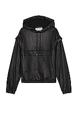 Saint Laurent Hoodie in Noir, view 1, click to view large image.