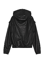 Saint Laurent Hoodie in Noir, view 2, click to view large image.