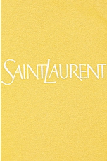 Saint Laurent Sweatshirt in Jaune & Naturel, view 3, click to view large image.