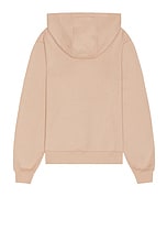 Saint Laurent Oversized Hoodie in Nude Rose, view 2, click to view large image.