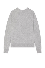 Saint Laurent Crewneck Sweater in Gris Chine, view 2, click to view large image.