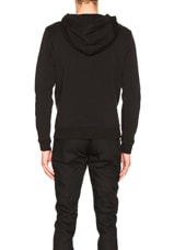 Saint Laurent Classic Hoodie in Black, view 3, click to view large image.