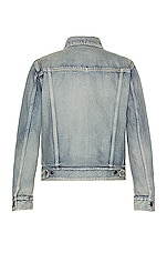 Saint Laurent Classic Denim Jacket in Melrose Blue, view 2, click to view large image.