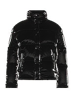 Saint Laurent Doudoune Oversize Jacket in Noir, view 1, click to view large image.