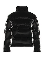 Saint Laurent Doudoune Oversize Jacket in Noir, view 2, click to view large image.