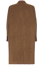 Saint Laurent Manteau Coat in Beige, view 2, click to view large image.