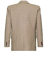 Saint Laurent Veste Sue in Taupe Beige, view 2, click to view large image.