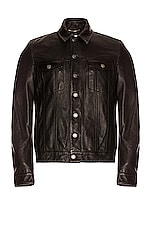 Saint Laurent Classic Jacket in Black, view 1, click to view large image.