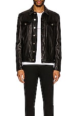 Saint Laurent Classic Jacket in Black, view 3, click to view large image.