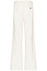Saint Laurent Jambes Droit Pant in Biancospino, view 2, click to view large image.