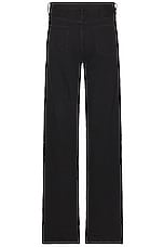 Saint Laurent Extreme Baggy Pant in Neo Carbon Black 3d, view 2, click to view large image.