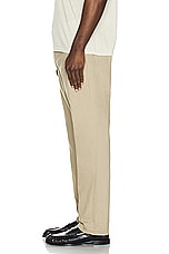 Saint Laurent Straight Chino in Sand Beige, view 4, click to view large image.