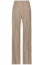 Saint Laurent Pantalon in Taupe Beige, view 1, click to view large image.
