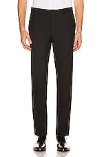 Saint Laurent Classic Trouser Relaxed in Black, view 4, click to view large image.