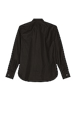 Saint Laurent Classic Yves Shirt in Black, view 2, click to view large image.