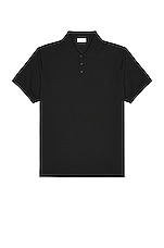 Saint Laurent Sport Polo in Noir, view 1, click to view large image.