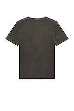 Saint Laurent T-Shirt in Noir Delave, view 2, click to view large image.