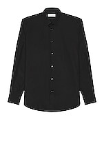 Saint Laurent Dress Shirt in Noir, view 1, click to view large image.