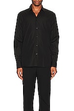 Saint Laurent Dress Shirt in Noir, view 3, click to view large image.