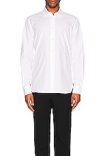 Saint Laurent Dress Shirt in Blanc, view 3, click to view large image.