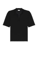 Saint Laurent Polo in Noir, view 1, click to view large image.