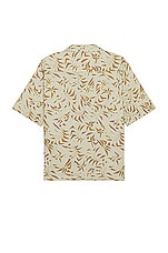 Saint Laurent Hawaii Short Sleeve Shirt in Sand & Kaki, view 2, click to view large image.