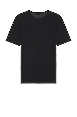 Saint Laurent T-shirt in Noir, view 2, click to view large image.