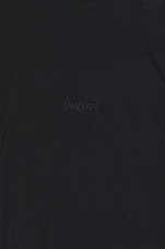 Saint Laurent T-shirt in Noir, view 3, click to view large image.