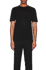 Saint Laurent T-shirt in Noir, view 4, click to view large image.