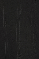 Saint Laurent Short Sleeve Shirt in Noir, view 3, click to view large image.