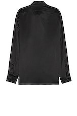 Saint Laurent Long Sleeve Shirt in Noir, view 2, click to view large image.