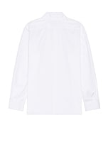 Saint Laurent Chemise Col Monsieur in Blanc, view 2, click to view large image.