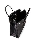 Saint Laurent YSL Tote Bag in Black, view 4, click to view large image.