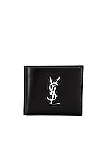 Saint Laurent Wallet in Black, view 1, click to view large image.