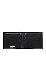 Saint Laurent Wallet in Black, view 4, click to view large image.