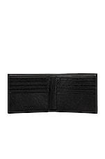 Saint Laurent All Over Monogramme Bifold Wallet in Black, view 4, click to view large image.