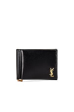 Saint Laurent YSL Wallet in Nero, view 1, click to view large image.