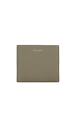 Saint Laurent East/West Wallet in Light Fern, view 1, click to view large image.