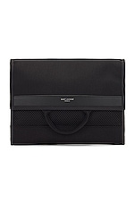 Saint Laurent Flap Crossbody in Black, view 1, click to view large image.
