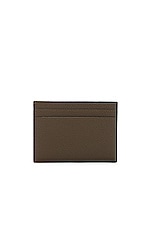 Saint Laurent Credit Card Case in Grey, view 2, click to view large image.
