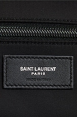 Saint Laurent Nylon Pouch in Black, view 5, click to view large image.