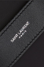 Saint Laurent Nylon Pouch in Black, view 6, click to view large image.