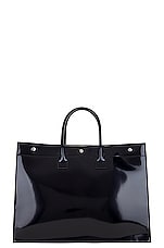 Saint Laurent Tote Bag in Nero, view 2, click to view large image.