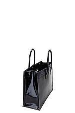 Saint Laurent Tote Bag in Nero, view 4, click to view large image.