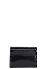 Saint Laurent Ysl Credit Card Case in Nero, view 2, click to view large image.